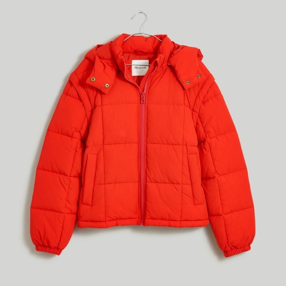 Madewell Modular Quilted Puff Coat - Picture 6 of 13